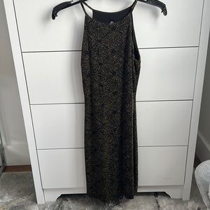 Black/Gold sparkle Dress
